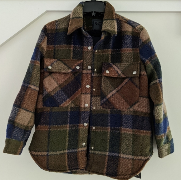 BlankNYC plaid shacket - Picture 1 of 10